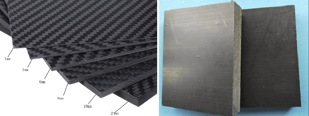 CNC Cutting Sheet Plate for Wholesale Thin Thickness Carbon 0.2mm 0.3mm 0.5mm Carbon Fiber Sheet