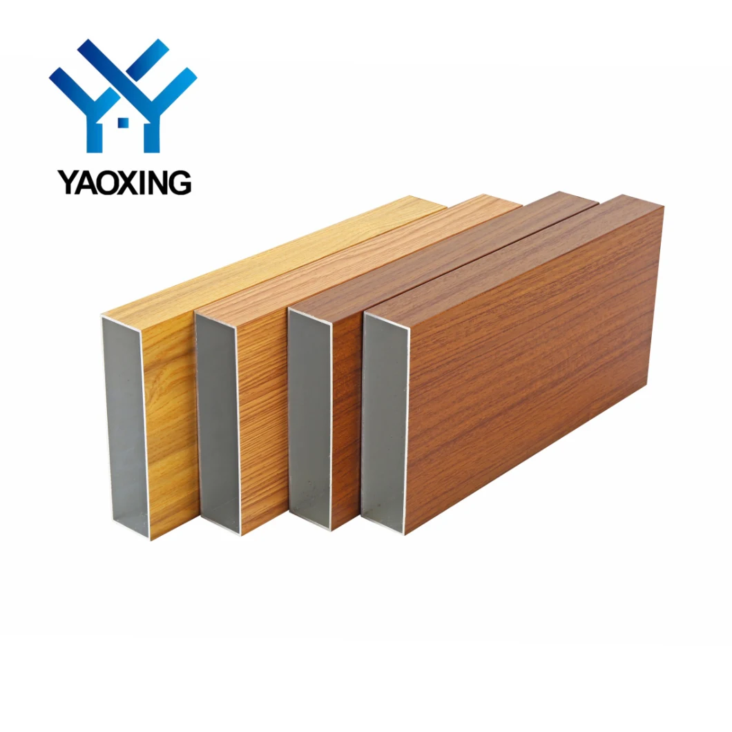 6063/6000/6061 Facotry Manufacture Aluminium/Aluminum Extruded/Extrusion Profile Tube/Pipe/Bar Suqare/Round/Oval ODM OEM Custom Anodized Spraying Wood
