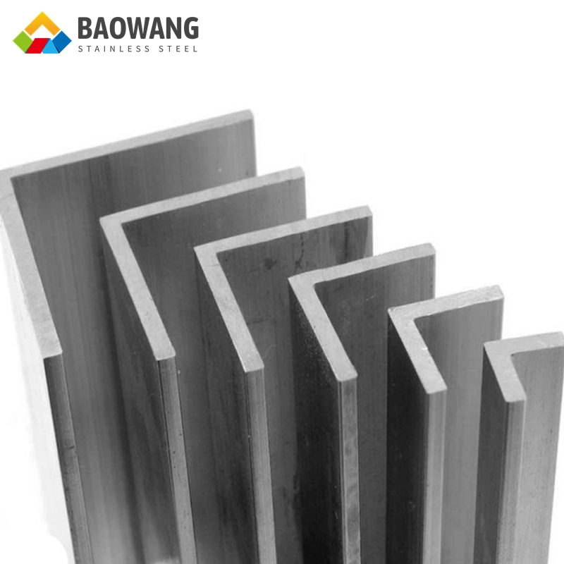 3m 6m Length Structural Hot Rolled Equal Angle Iron Bar Stainless Steel Profiles 304