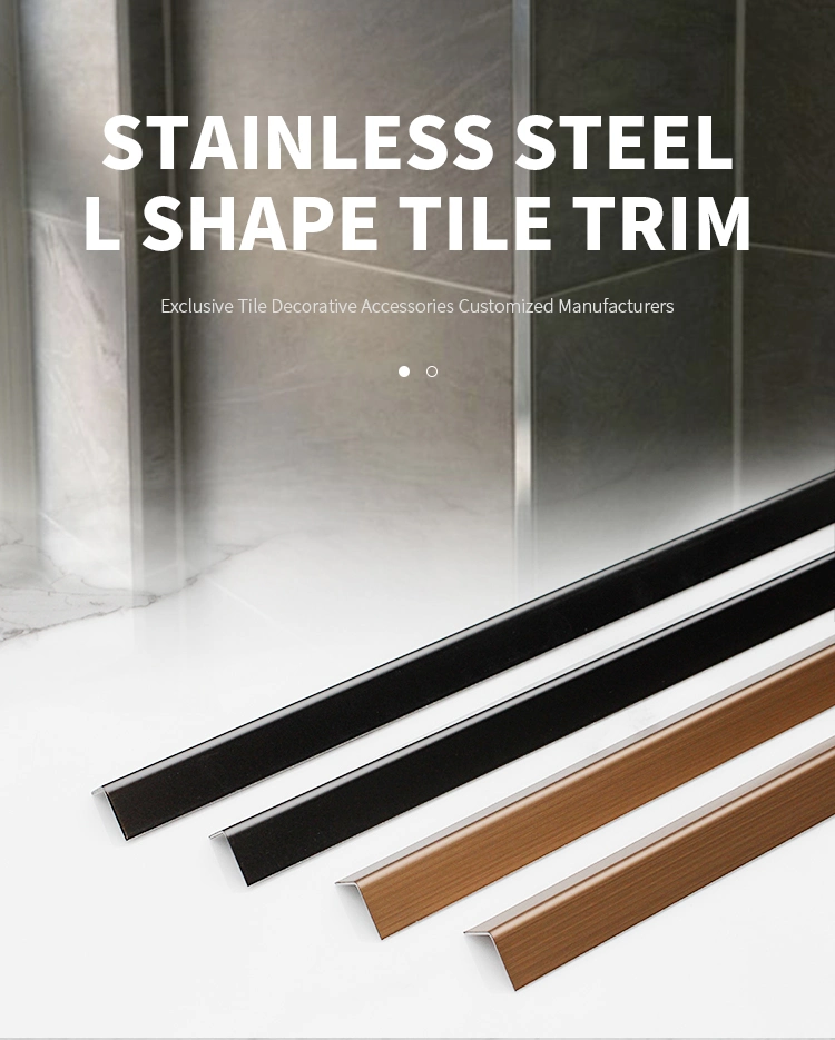 Decorative Stainless Steel U/L Shape Profile 304/316 Rose Gold Mirror Profile